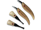 Flexcut - Beginner s set with palm and wood carving knives  4pc 