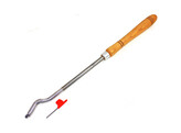 Bent hollowing tool with HSS cutter - 10 mm