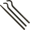 Hunter -  1 Set of 3 hollowing tools without handle - Length 200 mm