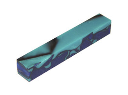 Acryl acetaat - Blauw / Turquoise - 20 x 20 x 130 mm